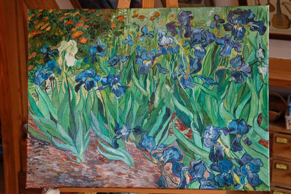 Copie des Iris de Van Gogh Copie des Iris de Van Gogh