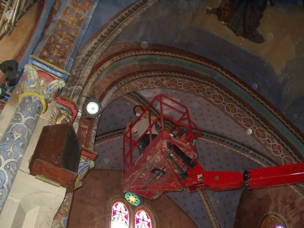 Chantier à Labastide-Murat Chantier à Labastide-Murat