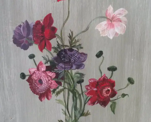 Cours de peinture de Fleurs à Figeac