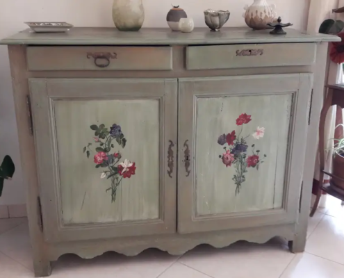 Meuble peint
