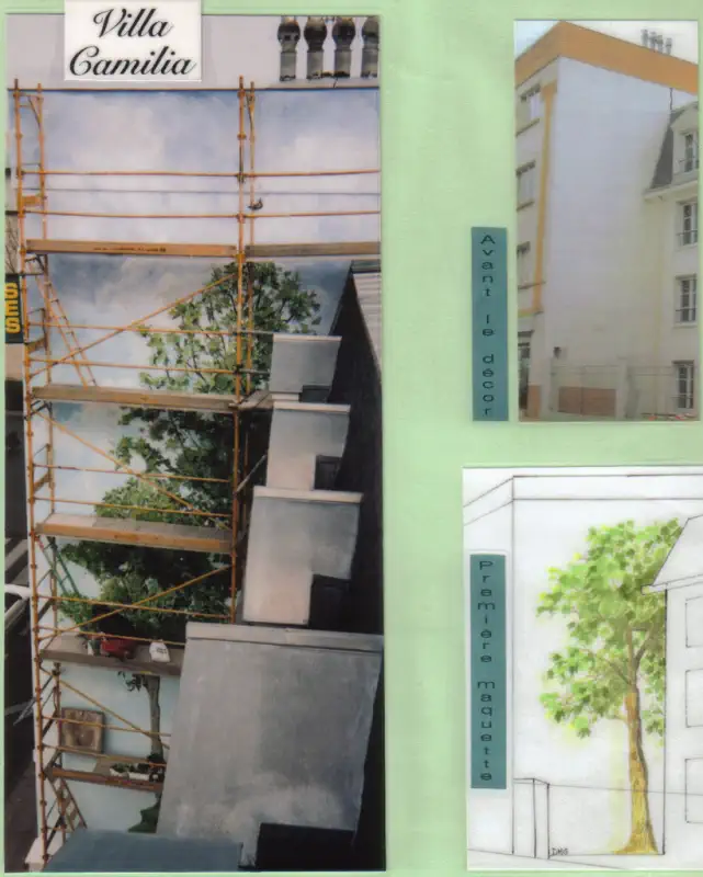 Mur à pignon à Antony Mur à pignon à Antony