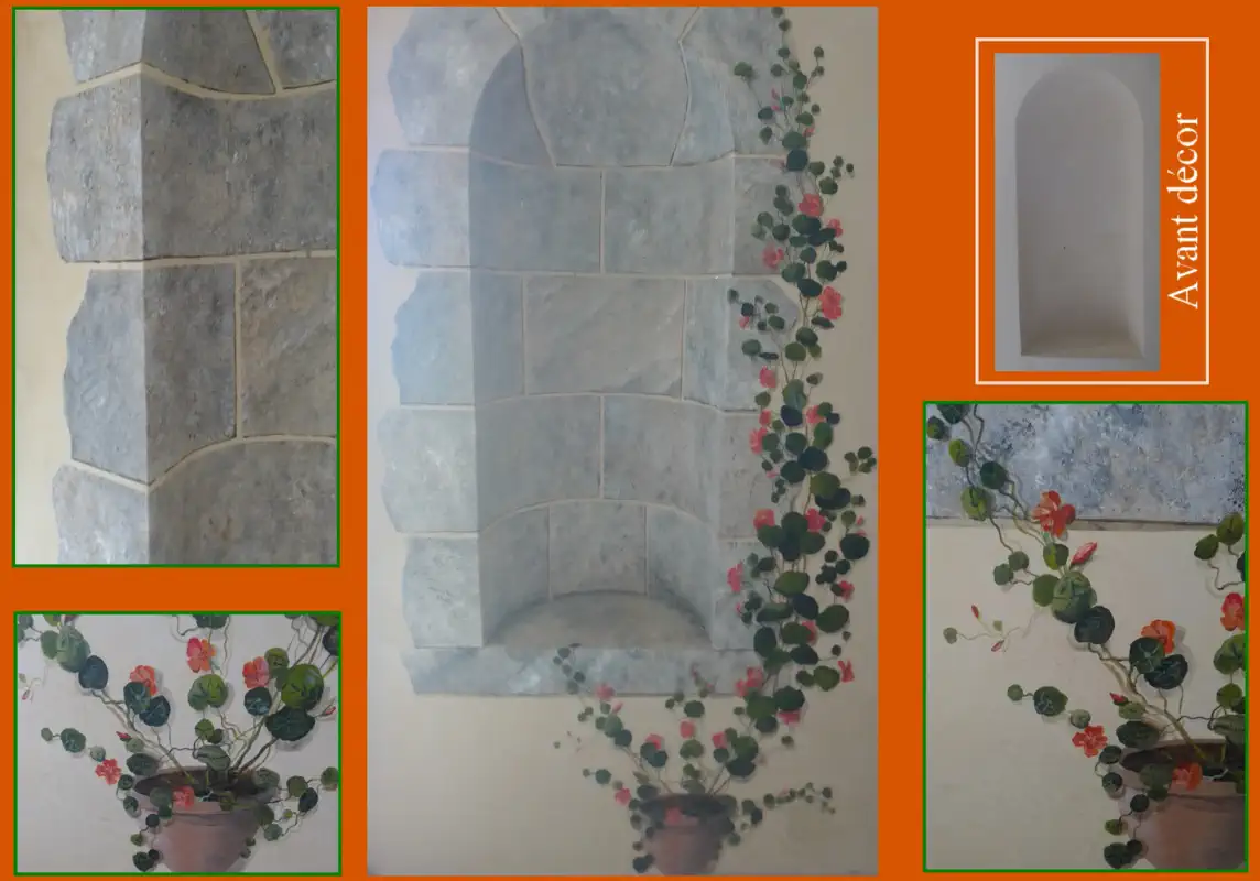 Panoramique décor en Trompe-l’œil Panoramique décor en Trompe-l’œil