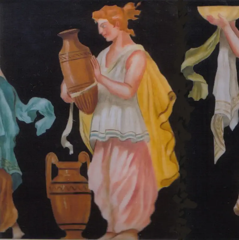 Frise style pompéien Frise style pompéien